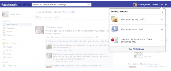 New Facebook Privacy Settings For December 2012